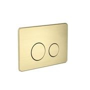 In Wall Toilet Push Plate Brushed Gold gallery detail image