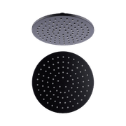 200mm Round Shower Head Matte Black gallery detail image