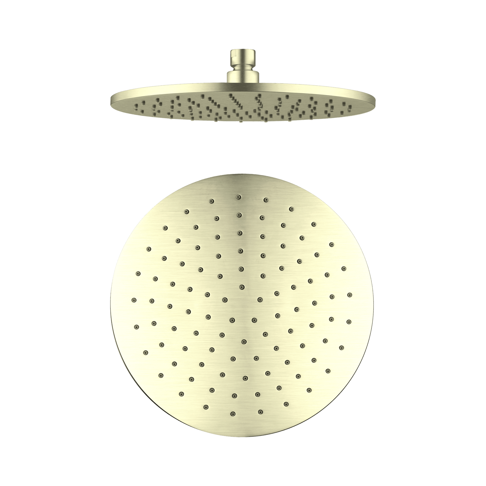 250mm Round Shower Head Brushed Gold gallery detail image
