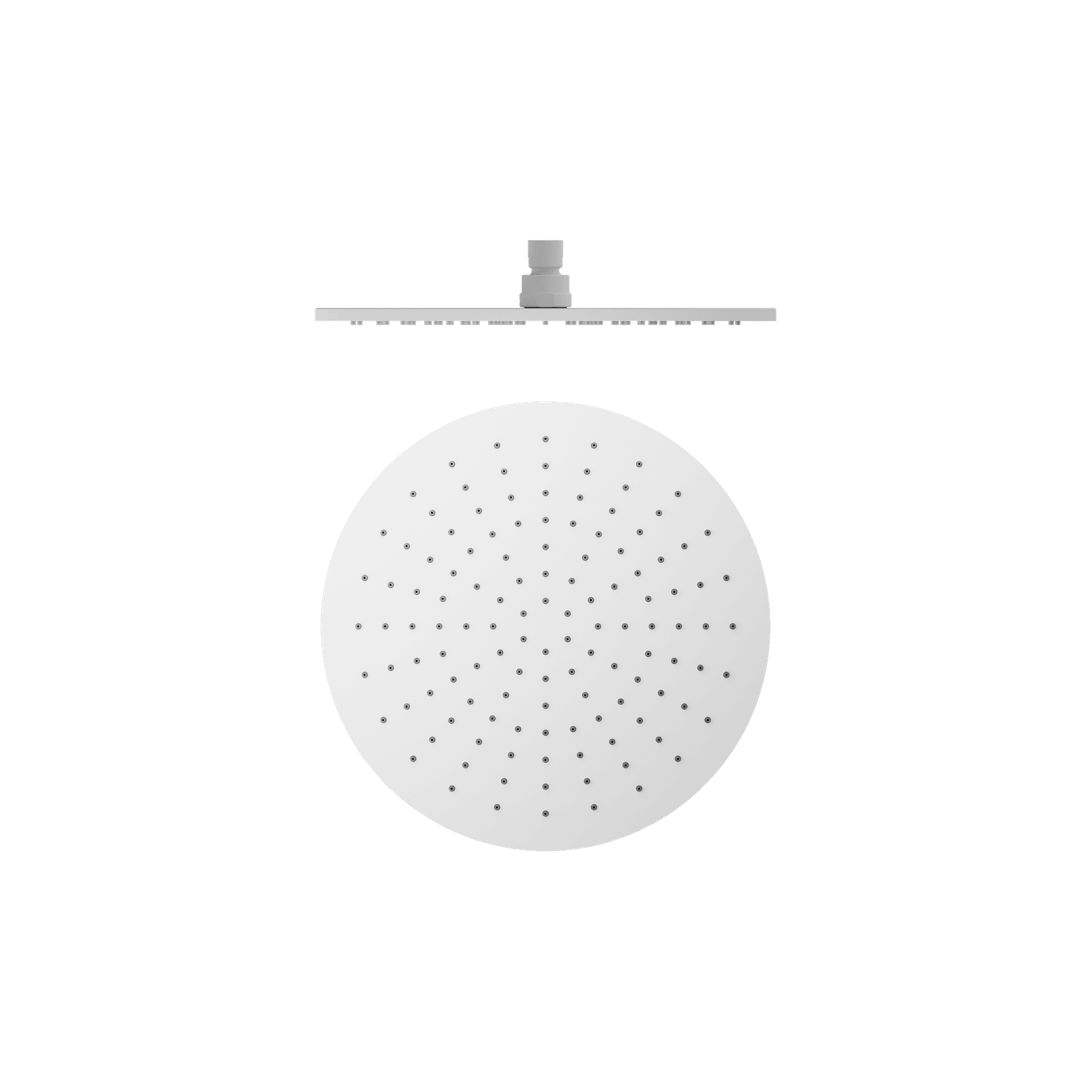 300mm Round Shower Head Matte White gallery detail image