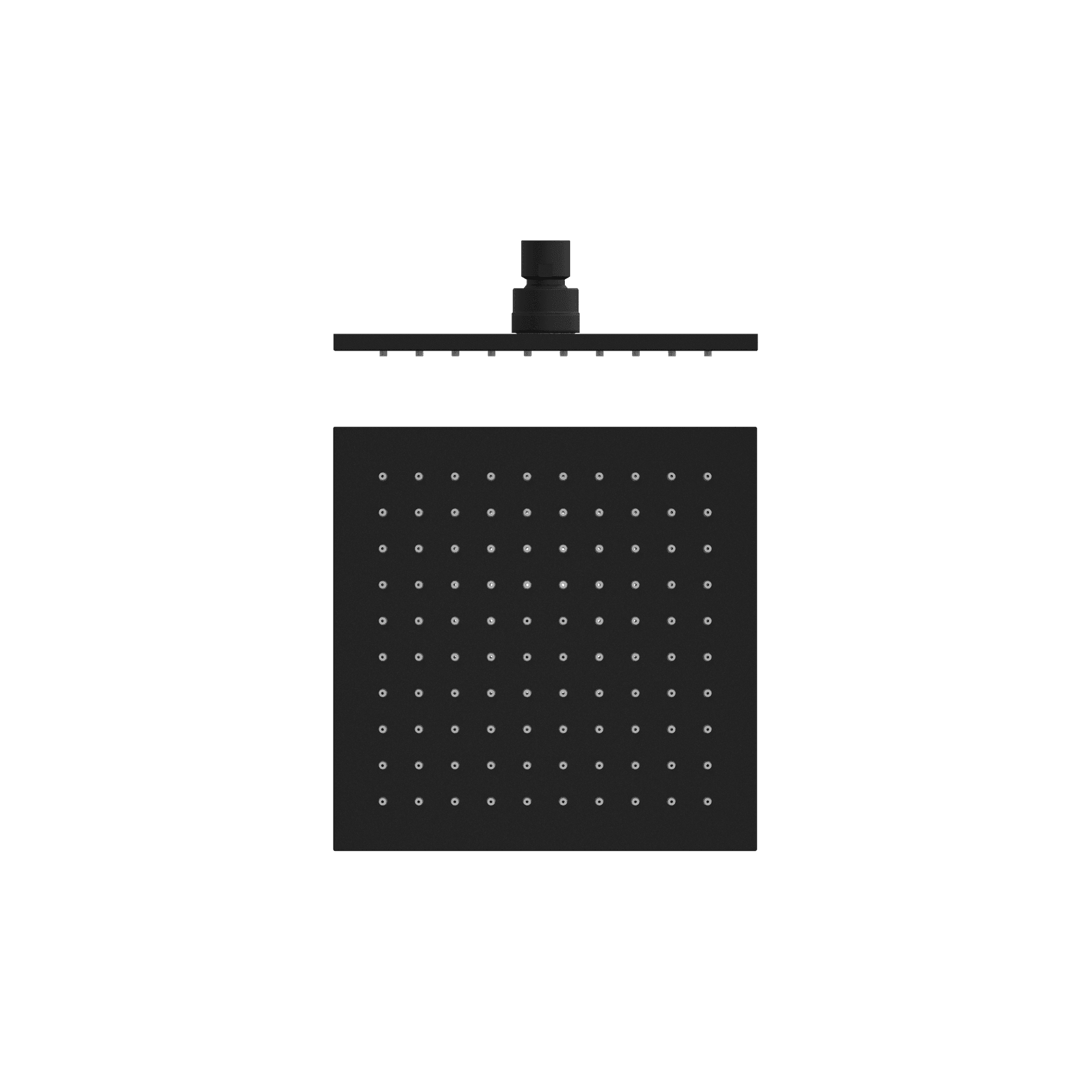 200mm Square Shower Head Matte Black gallery detail image