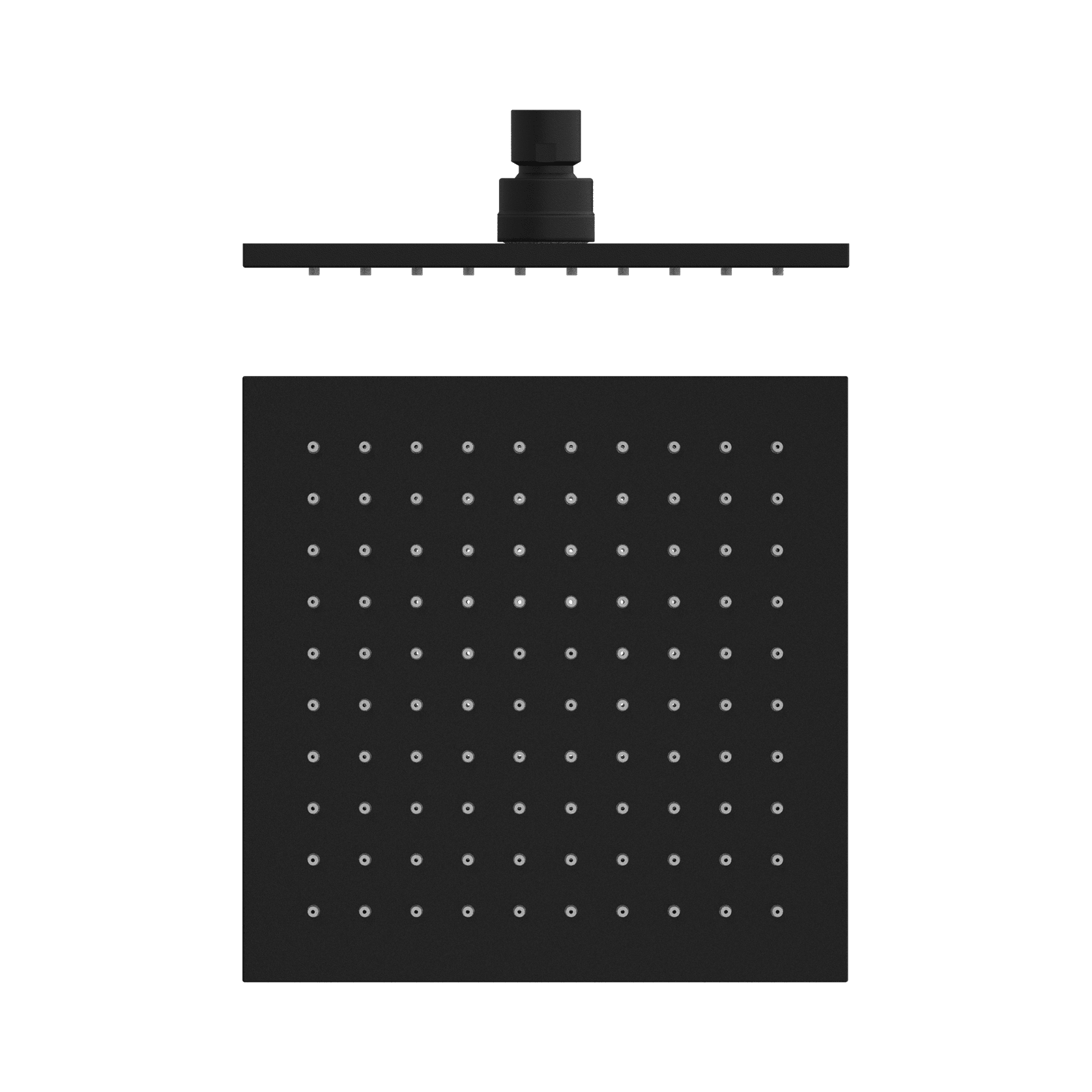 200mm Square Shower Head Matte Black gallery detail image