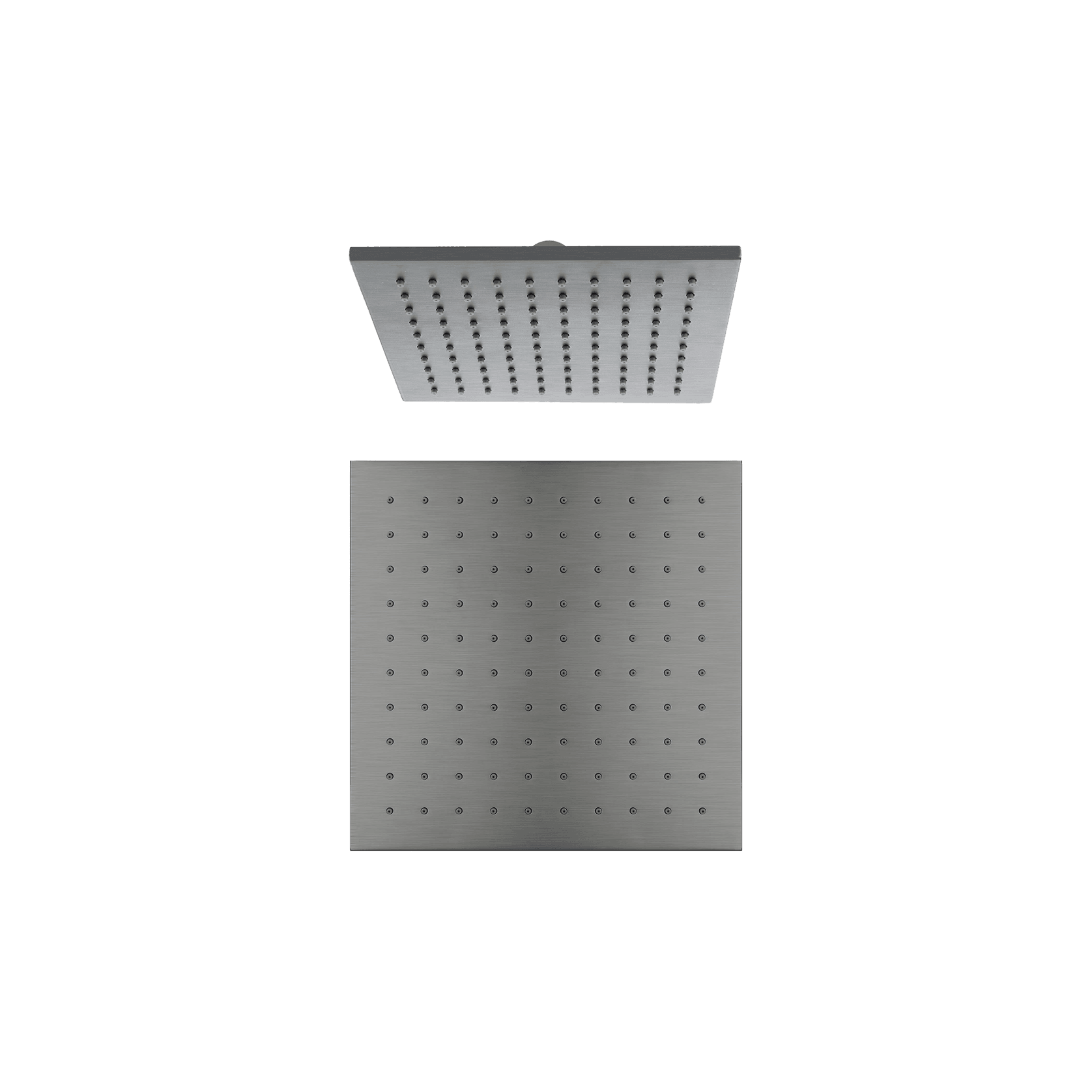 250mm Square Shower Head Gun Metal gallery detail image