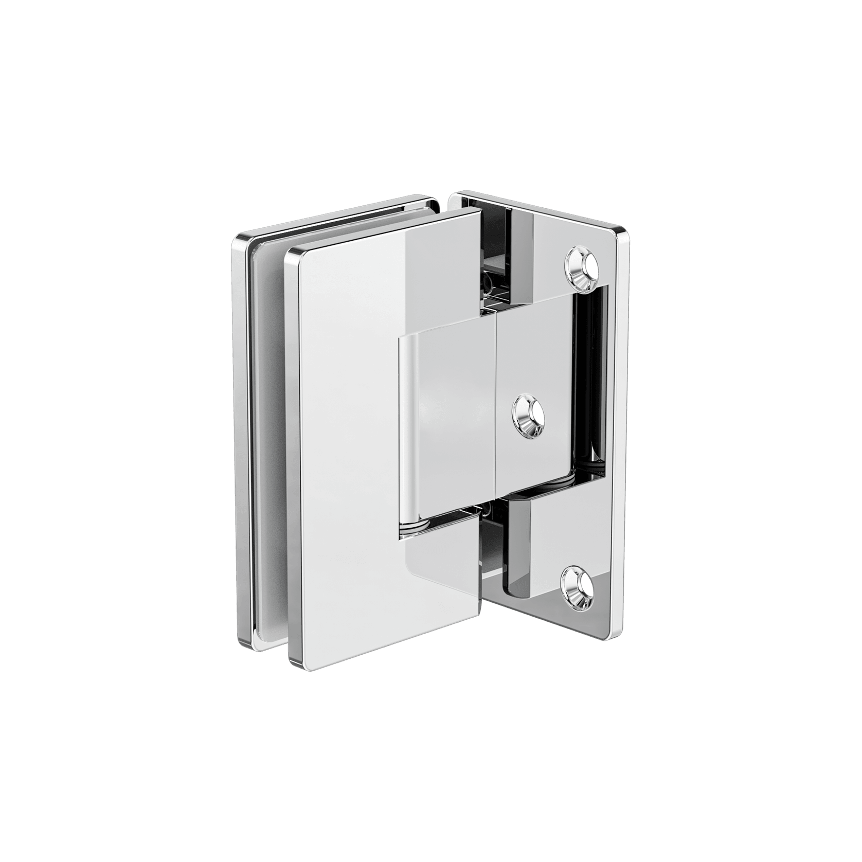 90 Degree Glass To Wall Shower Hinge 10mm Glass Chrome gallery detail image