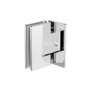 90 Degree Glass To Wall Shower Hinge 10mm Glass Chrome gallery detail image