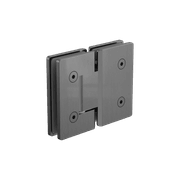 180 Degree Glass To Glass Shower Hinge 10mm Glass Gun Metal gallery detail image