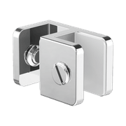 Over-Panel Glass To Glass Fitting 10mm Glass Chrome gallery detail image