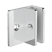 Shower F Bracket 10mm Glass Chrome gallery detail image