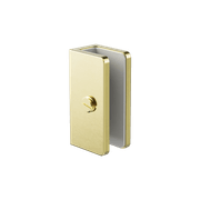 Shower U Bracket 10mm Glass Brushed Gold gallery detail image