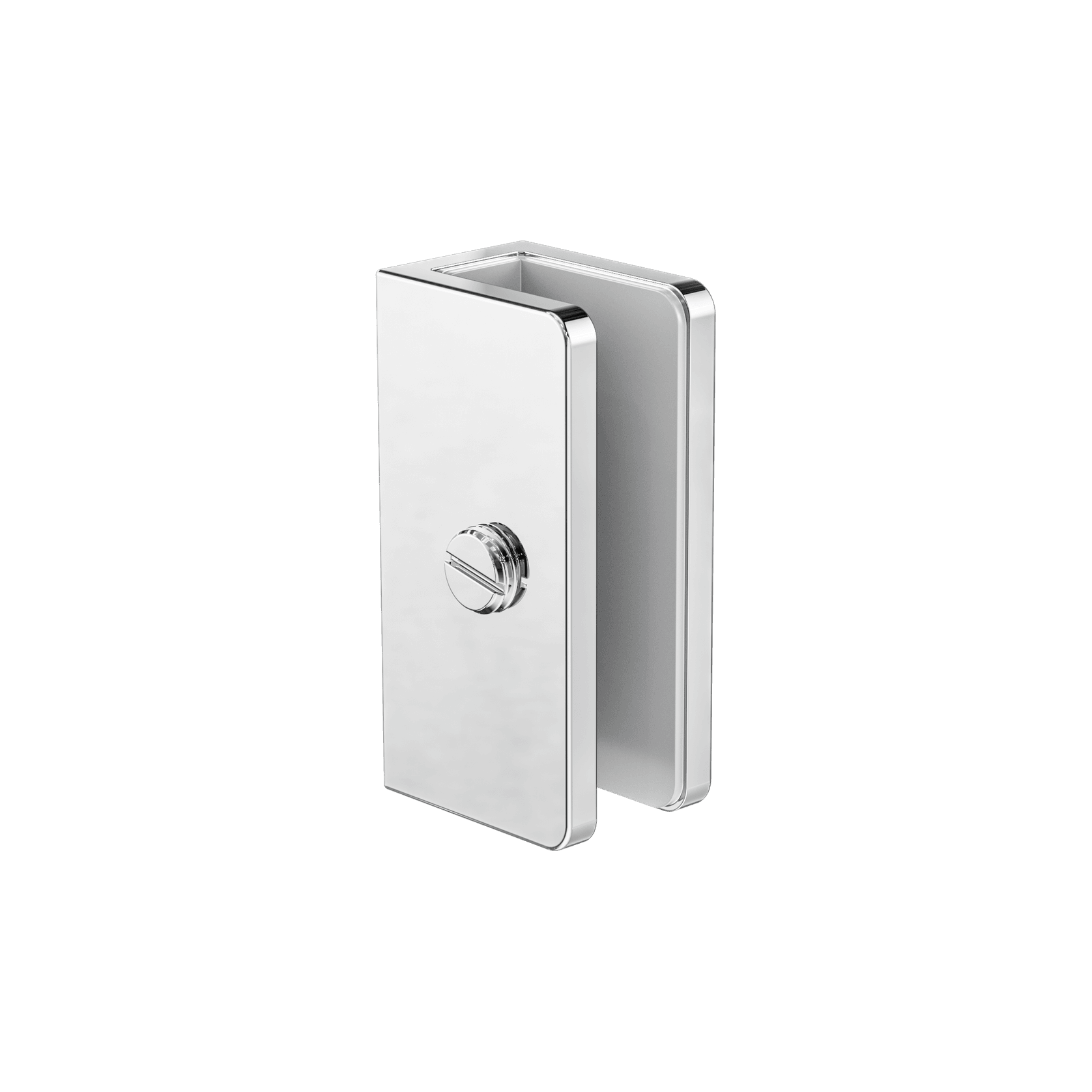 Shower U Bracket 10mm Glass Chrome gallery detail image