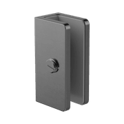 Shower U Bracket 10mm Glass Gun Metal gallery detail image