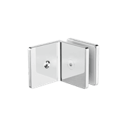 90 Degree Glass To Wall Bracket 10mm Glass Chrome gallery detail image