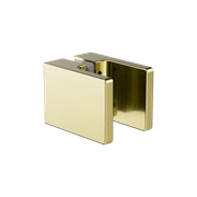 Square Shower Knob Handle Brushed Gold gallery detail image