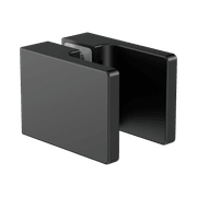 Square Shower Knob Handle Matte Black gallery detail image