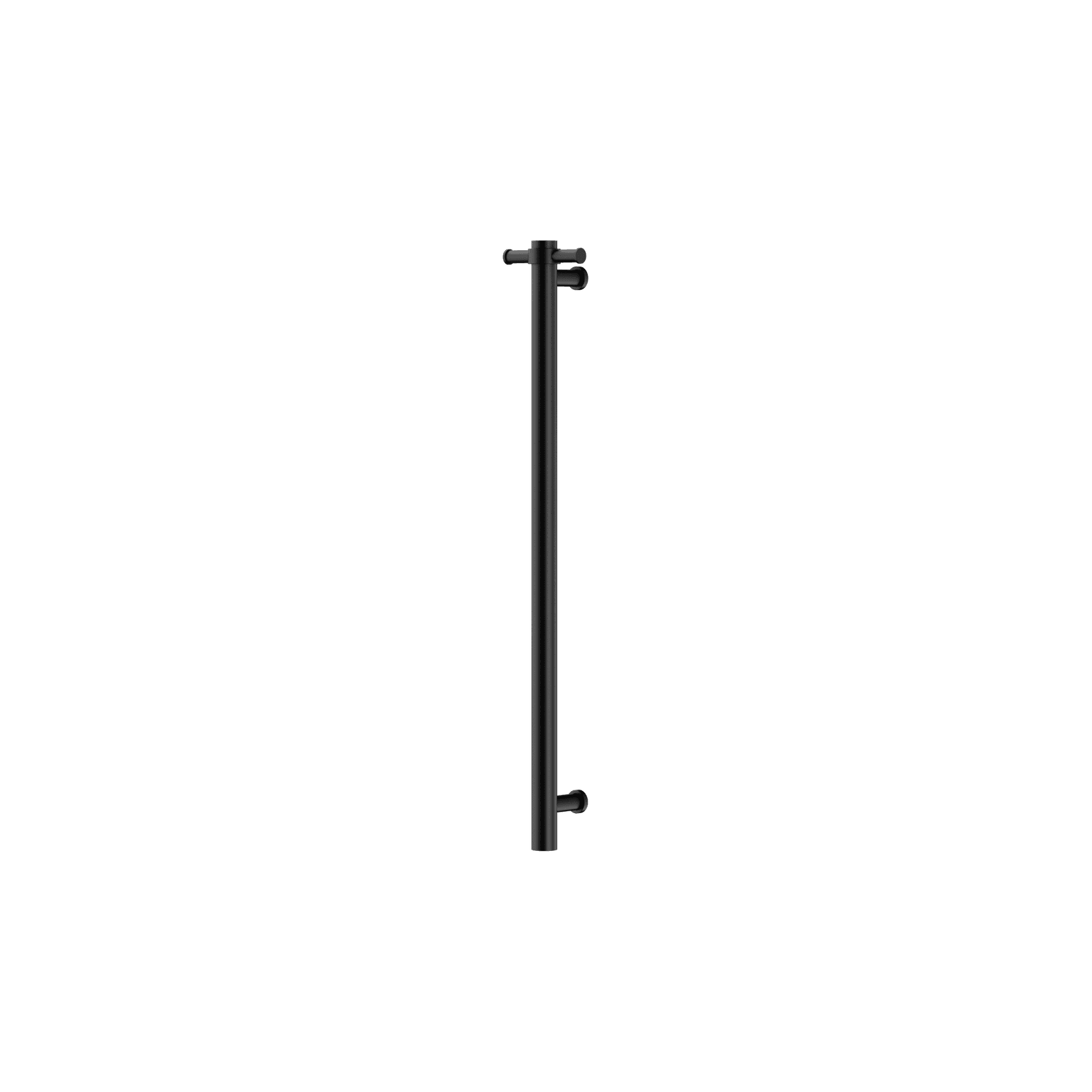 Non-Heated Vertical Towel Rail 900mm Matte Black gallery detail image