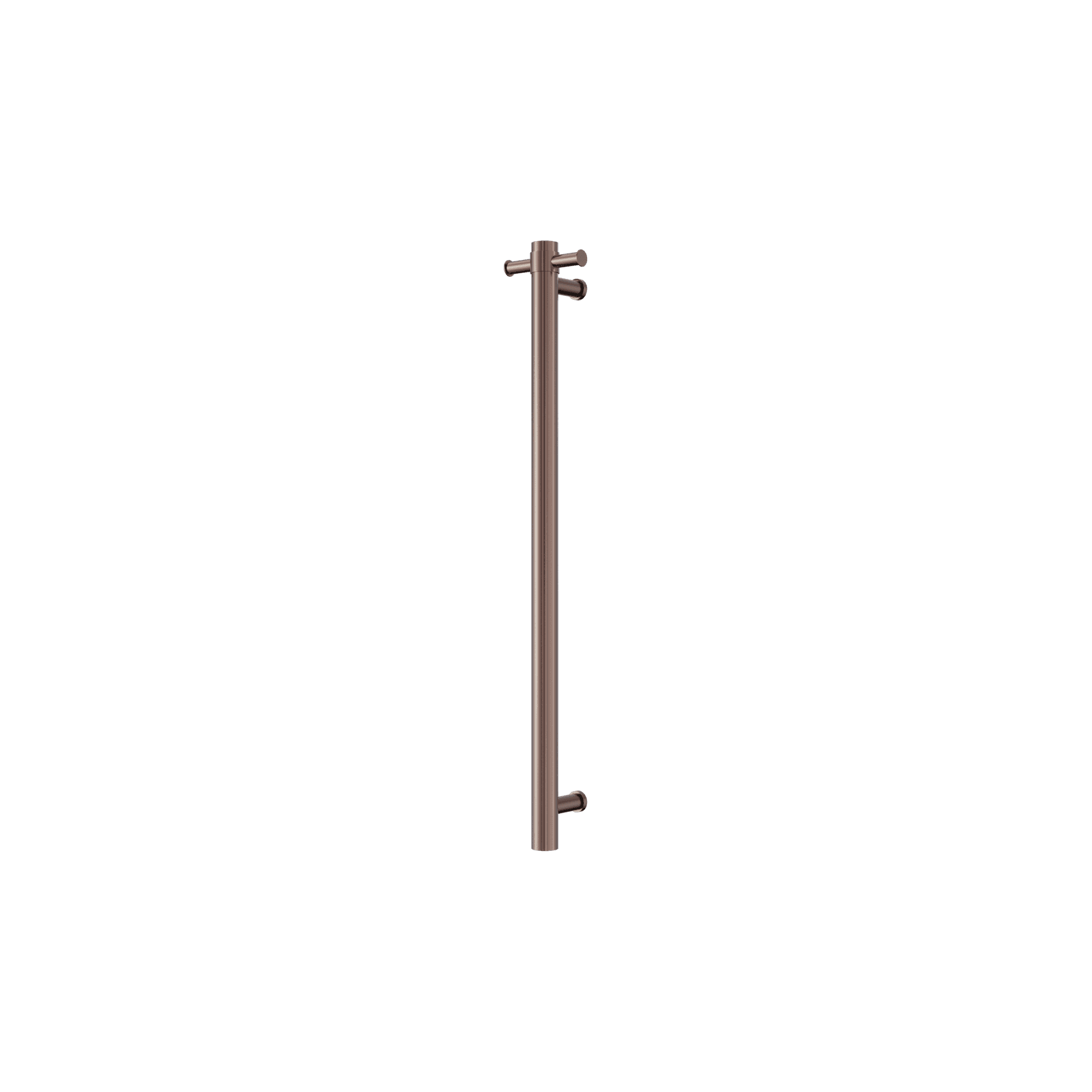 Mecca 240V Single Vertical Heated Towel Rail Brushed Bronze gallery detail image