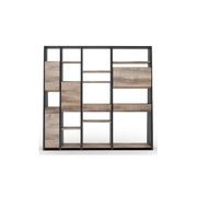 BARON Display Unit 230cm - Warm Oak & Black gallery detail image