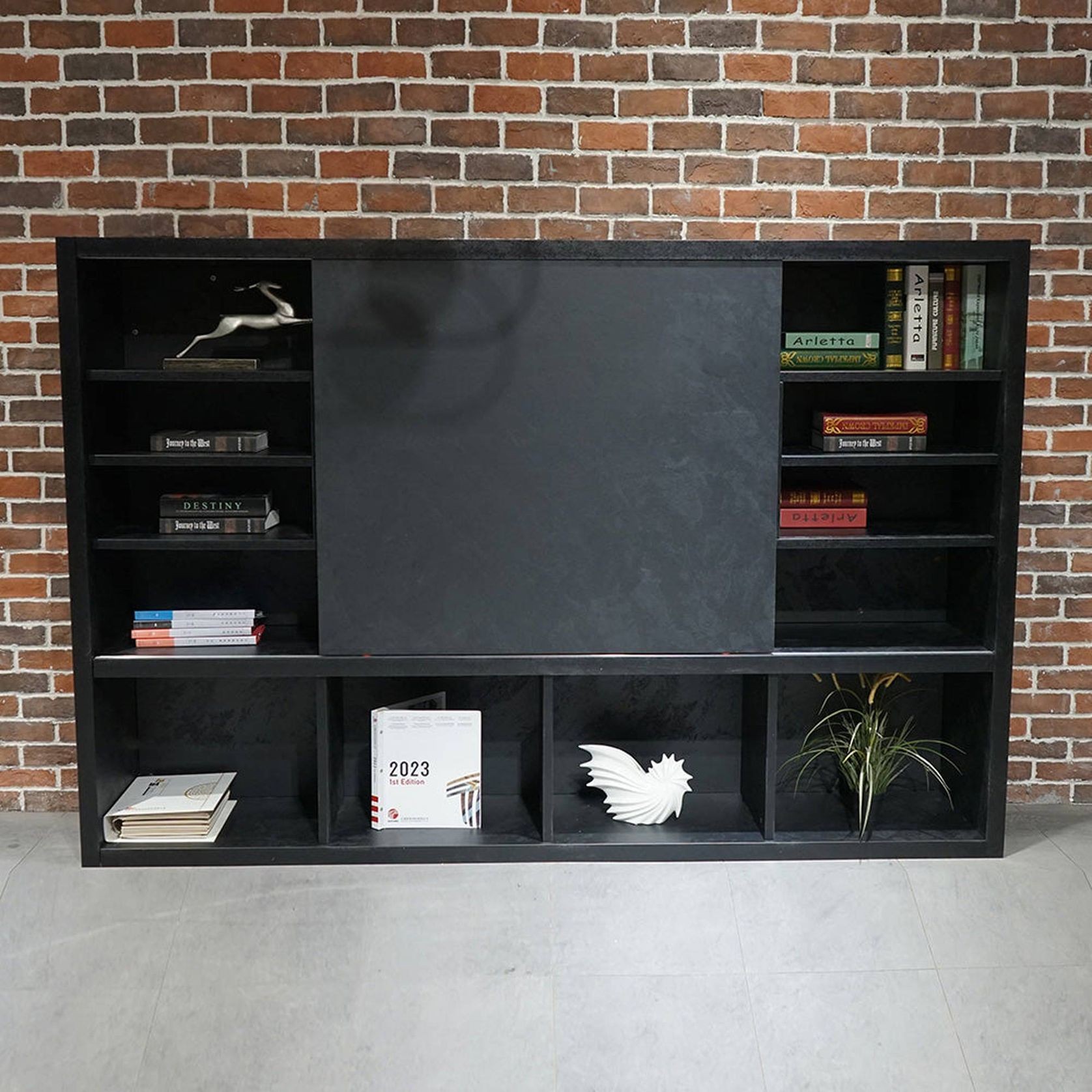 DAXTON Display Unit 2.4M - Black Concrete gallery detail image