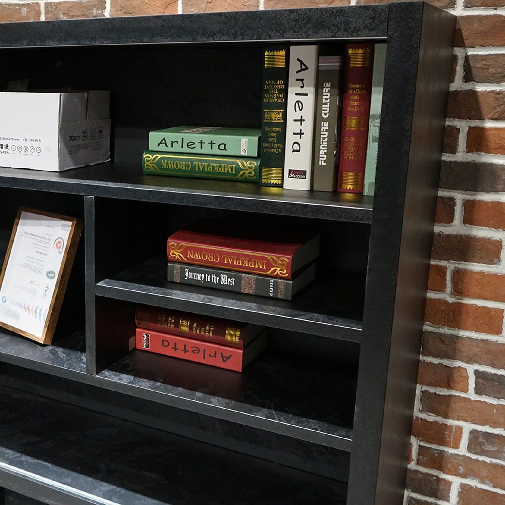DAXTON Display Unit 2.4M - Black Concrete gallery detail image