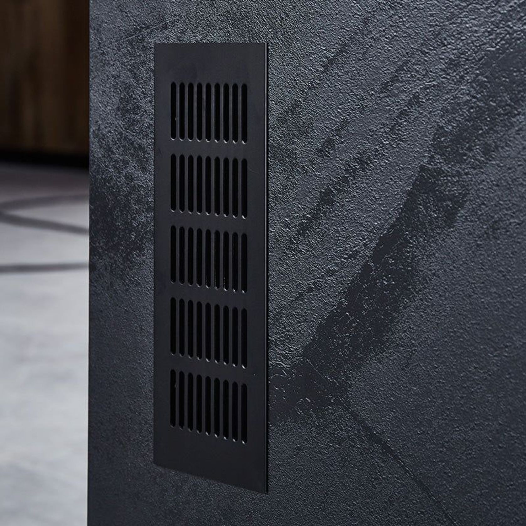 ARTO Single Workstation Desk with Left Cabinet 1.2M - Warm Oak & Black gallery detail image