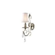 ARIA - Hampton Single Arm Wall Sconce - Nickel Plated gallery detail image