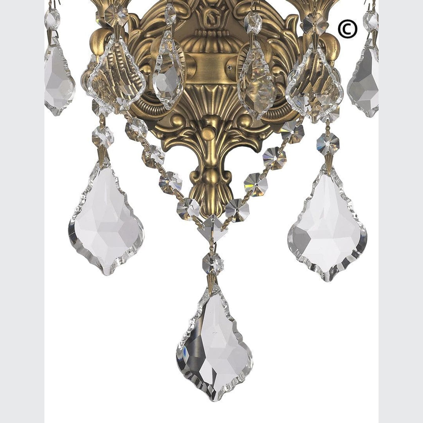 Americana 2 Light Wall Sconce - Edwardian - Brass Finish gallery detail image