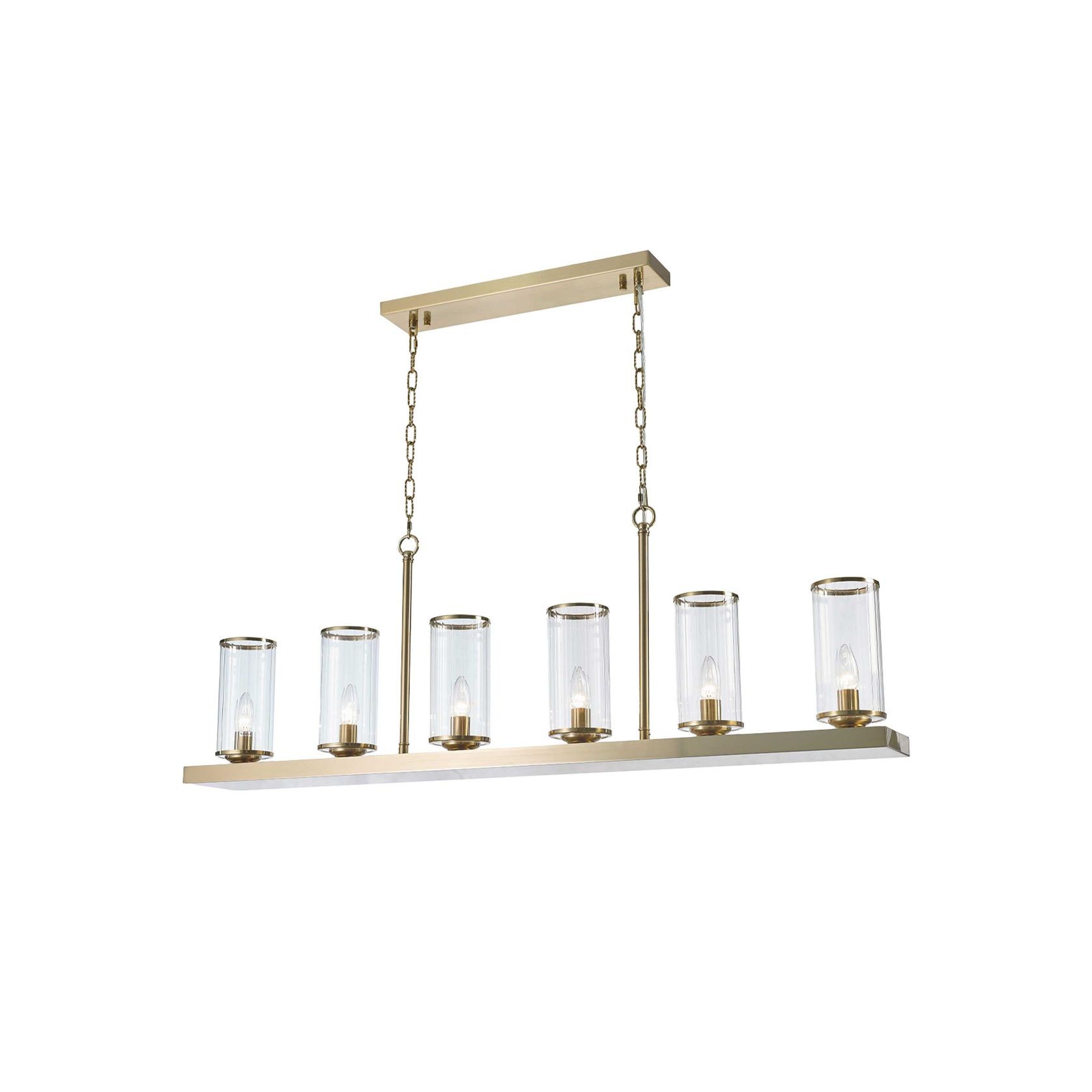 Provincial Collection- 120cm - Bar Light - Brass gallery detail image