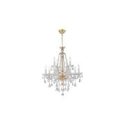 Bohemian Brilliance 12 Arm Crystal Chandelier- Gold gallery detail image