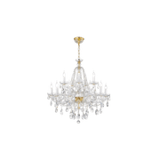 Bohemian Brilliance 15 Arm Crystal Chandelier- Gold gallery detail image
