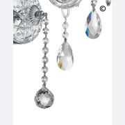 Bohemian Elegance Single Arm Wall Light Sconce- Chrome gallery detail image