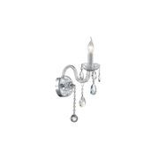 Bohemian Elegance Single Arm Wall Light Sconce- Chrome gallery detail image