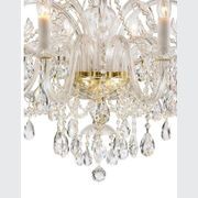 Bohemian Prague 10 Arm Crystal Chandelier - Brass Fixtures gallery detail image