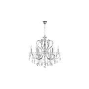 NewYork Princess 6 Arm Chandelier -Chrome- W:62cm gallery detail image