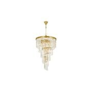 NewYork Oasis Spiral Chandelier - Antique Gold - W:60cm gallery detail image
