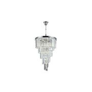 NewYork Oasis Spiral Chandelier - Chrome - W:60cm gallery detail image