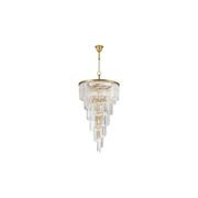 NewYork Oasis Spiral Chandelier - Antique Gold - W:80cm gallery detail image