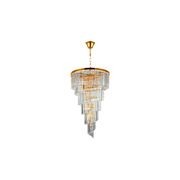 NewYork Oasis Spiral Chandelier - Gold - W:80cm gallery detail image