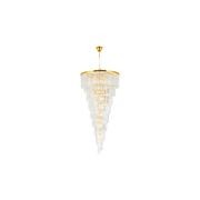 NewYork Oasis Spiral Chandelier - Gold - W:90cm gallery detail image