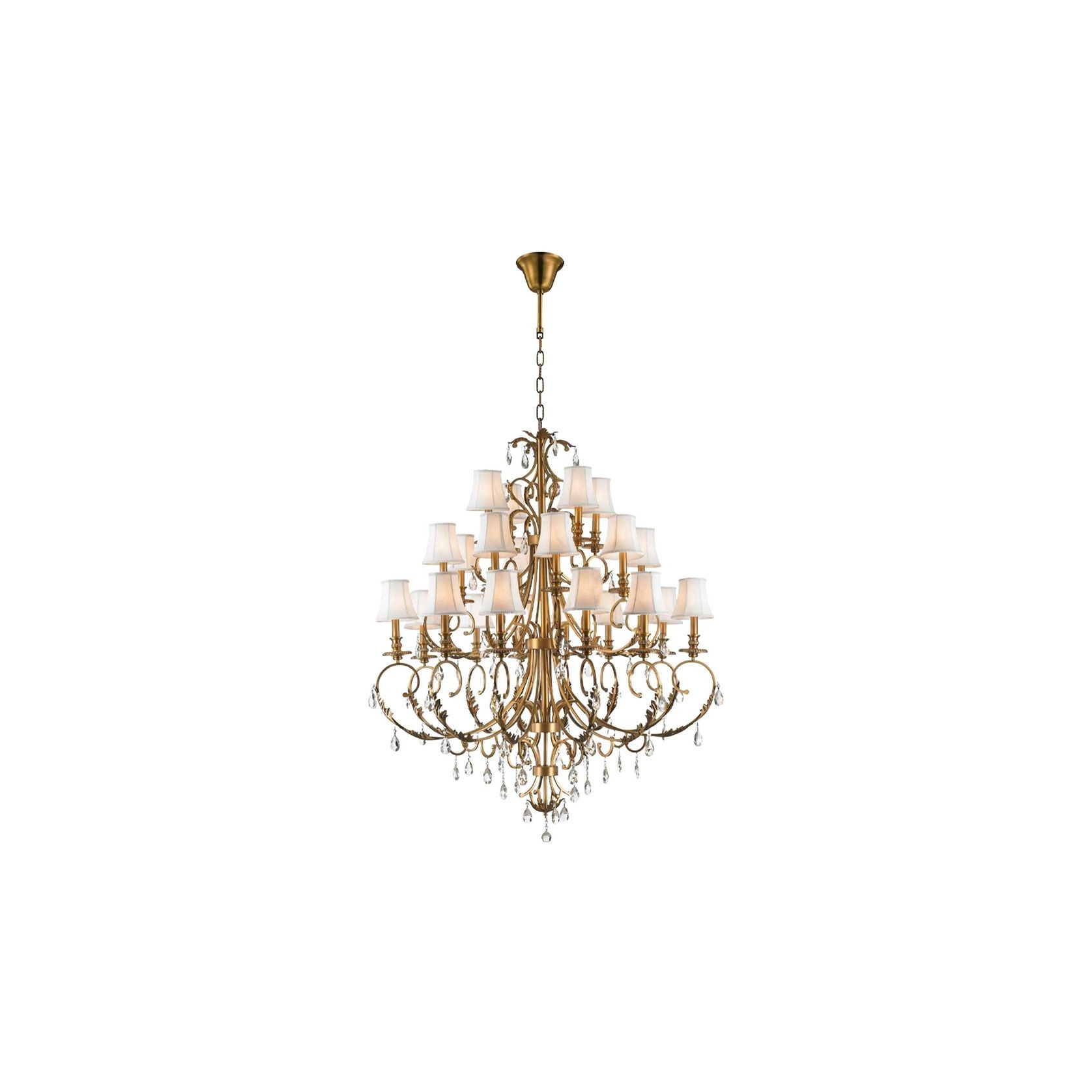 ARIA - Hampton 24 Arm Chandelier - Brass gallery detail image