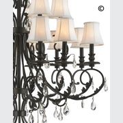 ARIA - Hampton 18 Arm Chandelier - Dark Bronze gallery detail image
