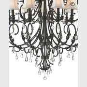 ARIA - Hampton 24 Arm Chandelier - Dark Bronze gallery detail image