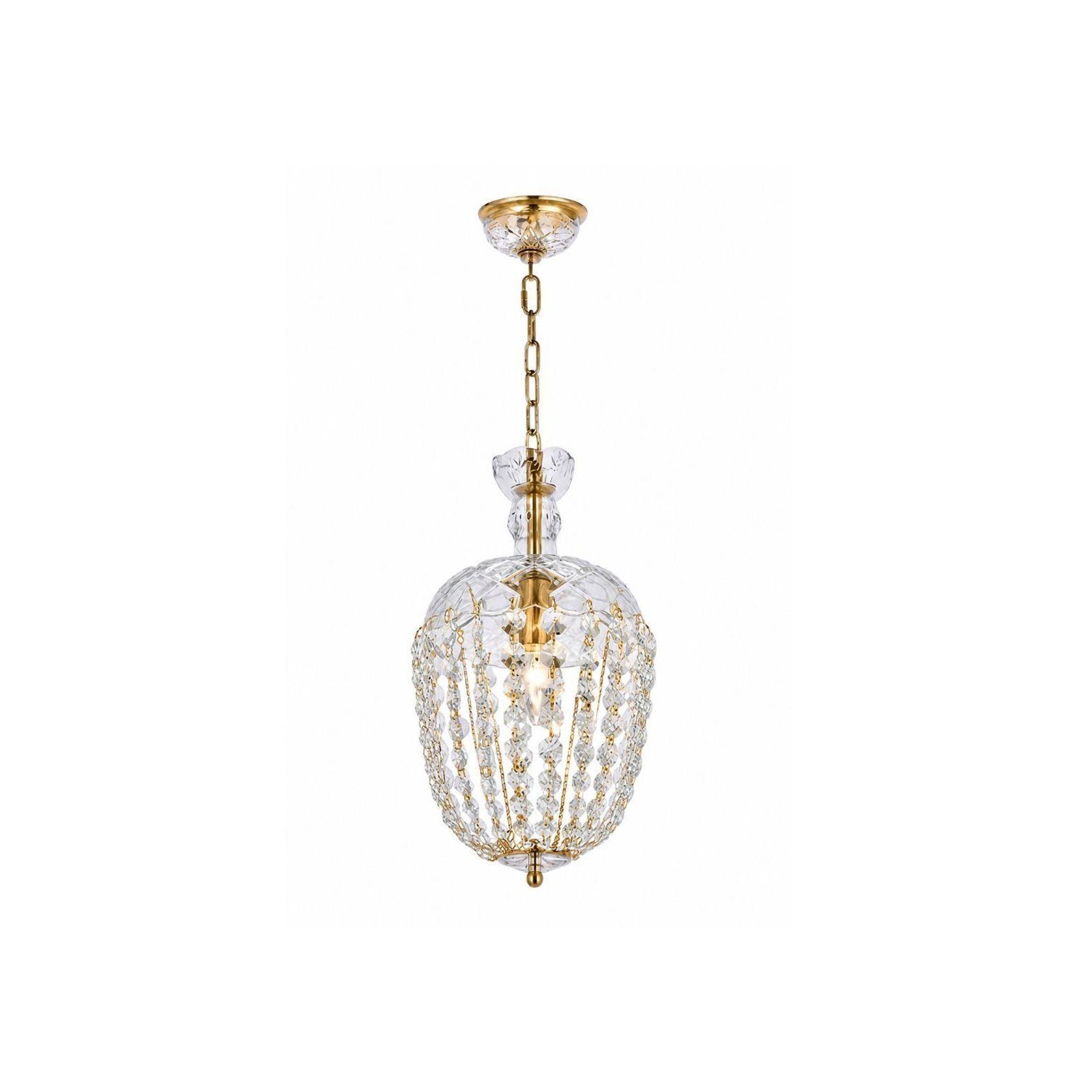 Bohemian Basket Chandelier - W:30cm - Brass Fixtures gallery detail image