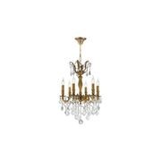 Americana 6 Light Crystal Chandelier - Brass Finish gallery detail image