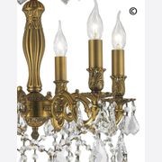 Americana 6 Light Crystal Chandelier - Brass Finish gallery detail image