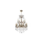 Americana 15 Light Crystal Chandelier - Brass Finish gallery detail image