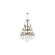 Americana 25 Light Crystal Chandelier - Brass Finish gallery detail image