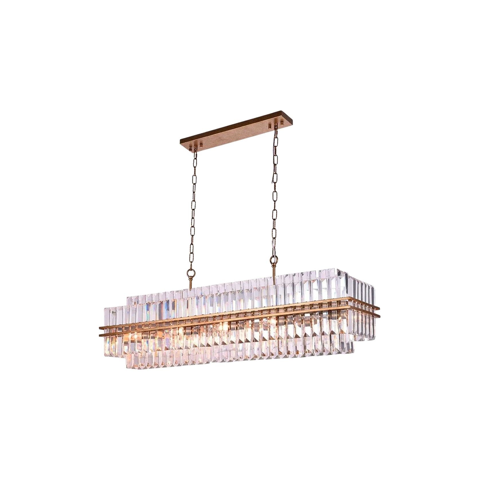 Ashton Collection - Bar Light - Antique Gold Finish - W:120cm gallery detail image