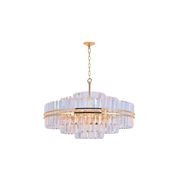 Ashton Collection - Chandelier - Gold Plated - W:80cm gallery detail image