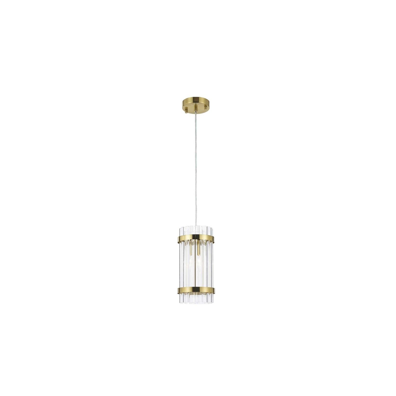 Harlow Collection - Pendant - Satin Brass - W:15cm gallery detail image