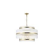 Harlow Collection - 3 Layer Chandelier - Satin Brass - W:70cm gallery detail image